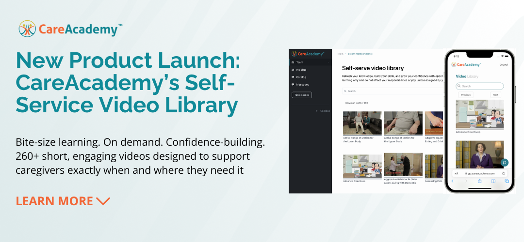 CareAcademy’s Self-Serve Video Library