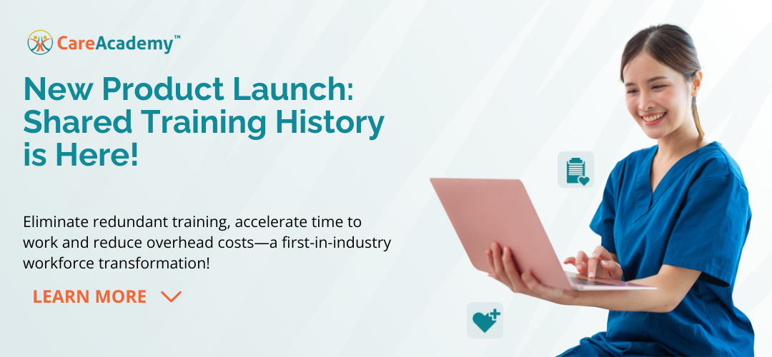 Training That Moves With the Caregiver: Shared Training History